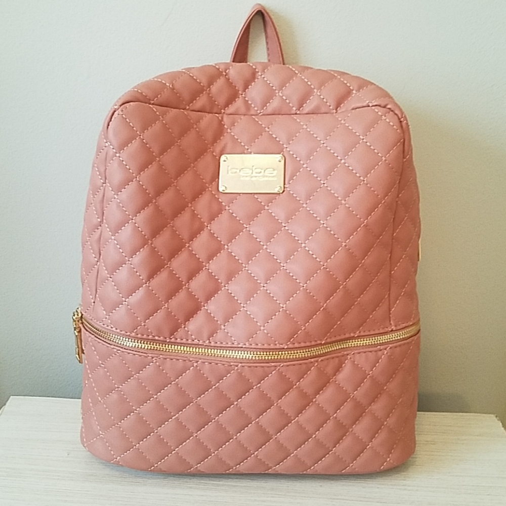 Bebe pink backpack